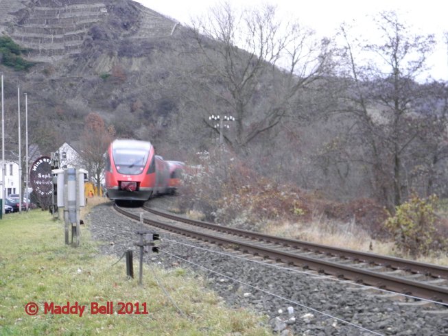 It's only a single line a lot of the way up the valley
