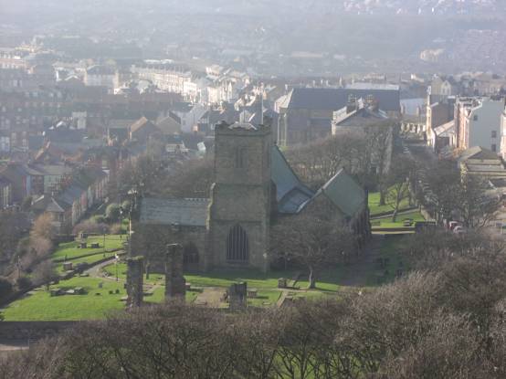 Scarborough from the castle