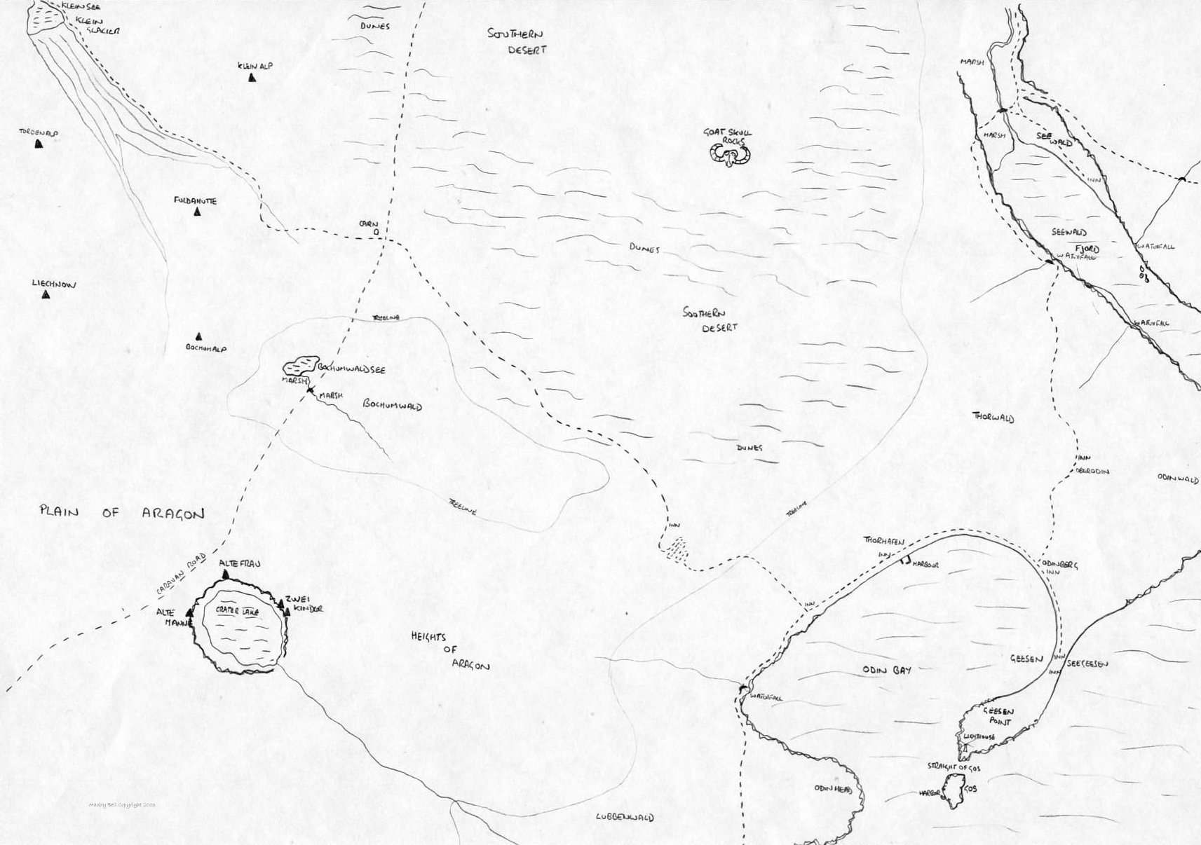  Southern Desert map